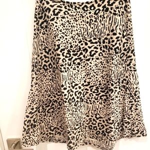 Leopard Print Skirt